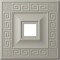 Ekena Millwork Eris Ceiling Medallion (Fits Canopies up to 9 7/8"), 18"W x 18"H x 3 1/2"ID x 1 1/8"P, Pot of Cream CM18ERPCF - alternate 1